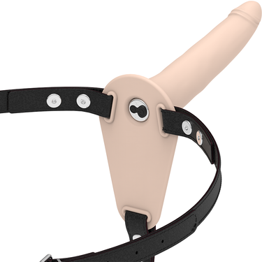Imbracatura Vibrante Donna con Silicone Setoso e 10 Modalità di Vibrazione